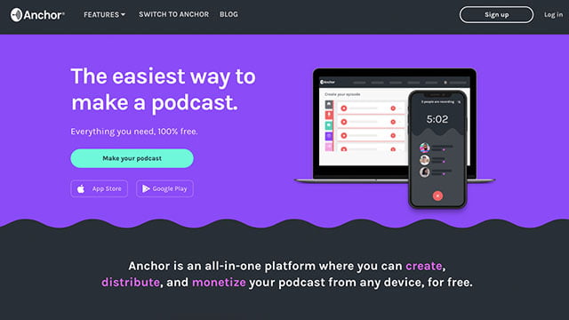 Anchor.fm Podcasting Platform